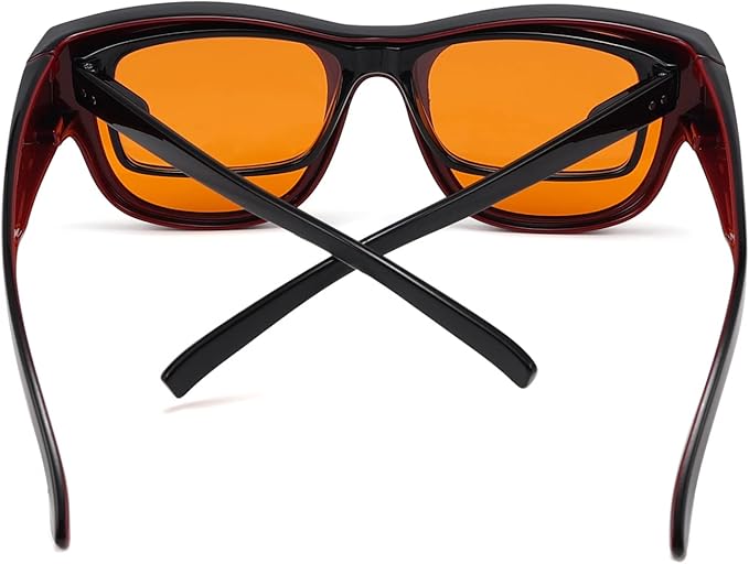 Eyekepper Mens Fit Over Blue Light Blocking Glasses Computer Gaming Eyeglasses for Women
