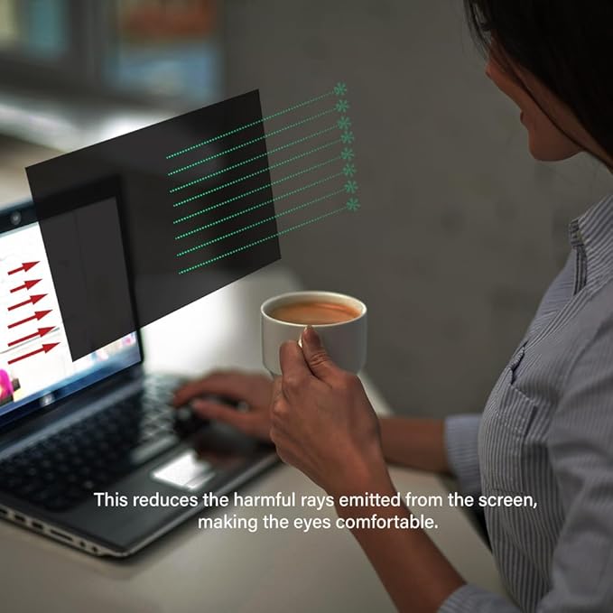 13.3 inch 16:10 - Computer Privacy Screen Filter for Widescreen Laptop - Notebook - Anti-Glare - Anti-Scratch Protector Film for Data confidentiality for13 MacBook Air