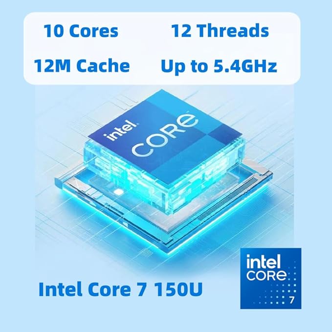 Dell Inspiron 16 Touchscreen Laptop, 16 Inch IPS Display, Intel 7 150U (Up to 5.4GHz), 32GB DDR5, 1TB SSD, Windows 11 Pro, Fingerprint Reader, Backlit Keyboard, FHD+ Cam, Wi-Fi 6E, Accessories