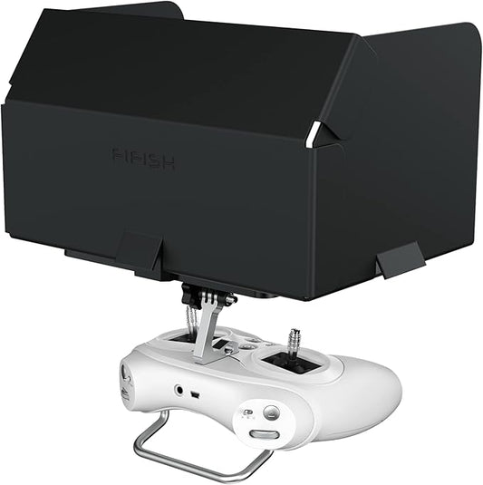 FIFISH Sunhood, 2 in 1 Adjustable iPad Holder, Connected to Remote Controller, Wide Clamping Range, Comfortable Viewing Angle