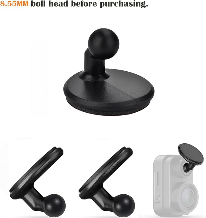 2 Pack Low Profile Adhesive Mount for Garmin Dashcam,for Garmin Dash Cam Mount for Dash Cam Mini 2 Mini 3