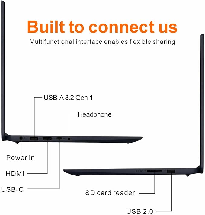 Lenovo Laptop for Business and Student | Intel Core |15.6 Anti-Glare Screen | 1 Year Office 365 | 20GB RAM | 1TB SSD + 128GB eMMC | 1TB Cloud Storage | 11HR Battery | Windows 11 | WOWPC Recovery USB