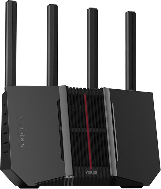 ASUS RT-BE92U BE9700 Tri-Band WiFi 7 Router, Supports New 320MHz Bandwidth & 4096-QAM, MLO, AI WAN Detection, AiMesh Support, Subscription-Free Network Security & Comprehensive VPN Features