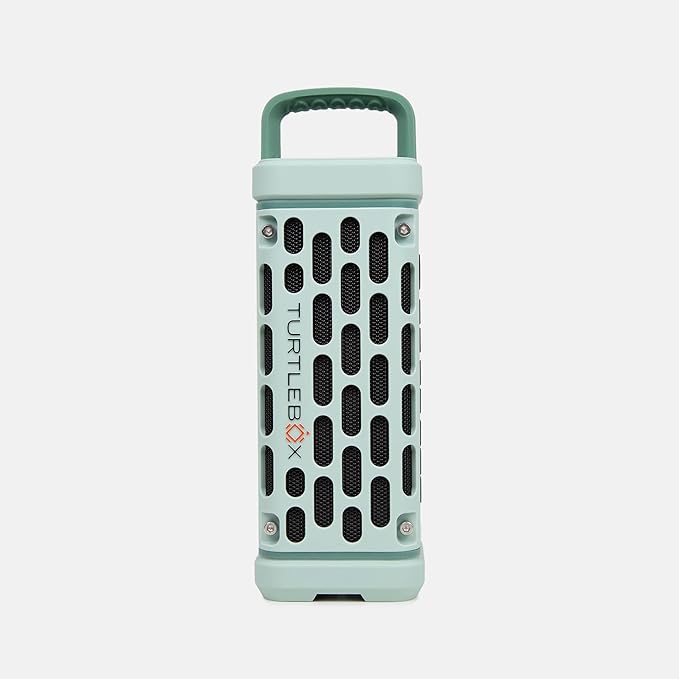 Turtlebox Ranger: Loud! Outdoor Portable Bluetooth 5.4 Speaker | Rugged, Waterproof, Ultra-Portable | Plays to 105db, Deep Bass, Shockproof, Unlimited Pairing for Full Stereo Experience, River Rock