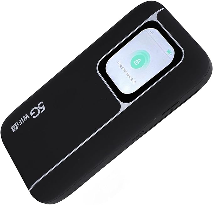 5G Modem Wire Less Router, 5G Portable WiFi6 Mobile Hotspot, Portable Wi - Fi Device for Travel, Ultra High Speed Mobile Hotspot Device with SIM Slot, Support 16 Devices, 7100mAh