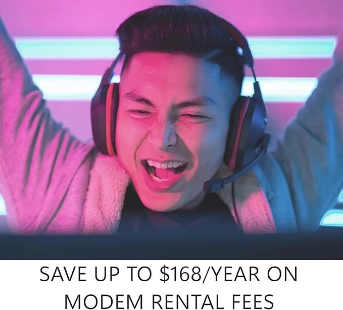 Motorola MG7700 Modem WiFi Router Combo with Power Boost | Approved by Comcast Xfinity, Cox and Spectrum | for Cable Plans Up to 800 Mbps | DOCSIS 3.0 + Gigabit Router