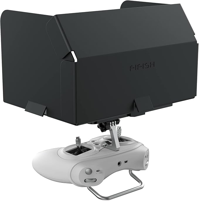 FIFISH Sunhood, 2 in 1 Adjustable iPad Holder, Connected to Remote Controller, Wide Clamping Range, Comfortable Viewing Angle