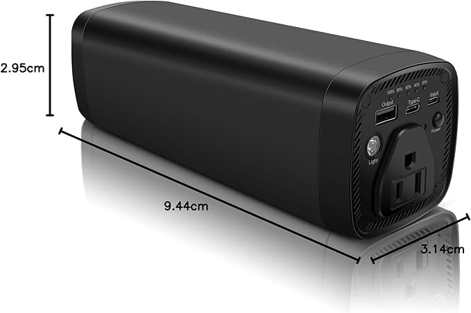 Portable Power Bank with AC Outlet,31200mAh with 4 Output Travel Laptop Power Station,External Battery Pack for Outdoors Travel Emergency,Power Bank for HP, Notebooks, MacBook,Drone,Camera