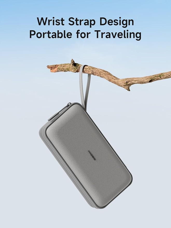 Hagibis Electronics Organizer Travel Case Cable Organizer Bag Pouch Portable Waterproof Carry Case for Cable, Charger,Power Bank, SD Card, Mouse, USB Flash Disk (DPB02 Grey)