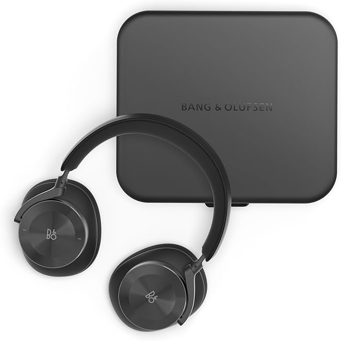 Bang & Olufsen Beoplay H95 Premium Comfortable Wireless Active Noise Cancelling (ANC) Over-Ear Headphones with Protective Carrying Case, Black