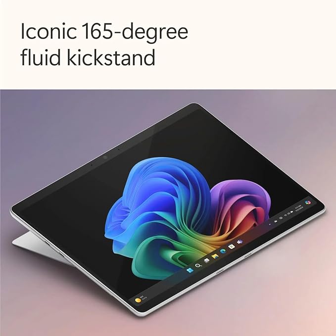 Microsoft Surface Pro 11 Bundle, 2-in-1 Tablet with Pro Keyboard and Surface Pen, Copilot+ PC, 13" Touchscreen OLED, Snapdragon X Elite, 32GB RAM, 2TB SSD, Windows 11 Pro, Platinum