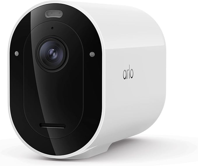 Arlo Pro XL Security Camera (6th Gen - 2025 Release) - 2K HDR, 2x Longer Battery Power, Event Captions, Emergency Response, 1-Mo. Trial of Secure Plan, 160° Field of View, Dual-Band WiFi, 1 Cam, White