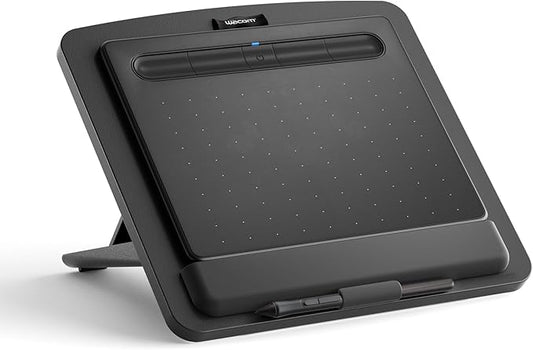 Adjustable Graphics Tablet Holder for Desk - Foldable Portable Stand Compatible with Fire HD, Samsung Galaxy Tab, Wacom, XP-Pen and More - Fit 7-23.8 inches