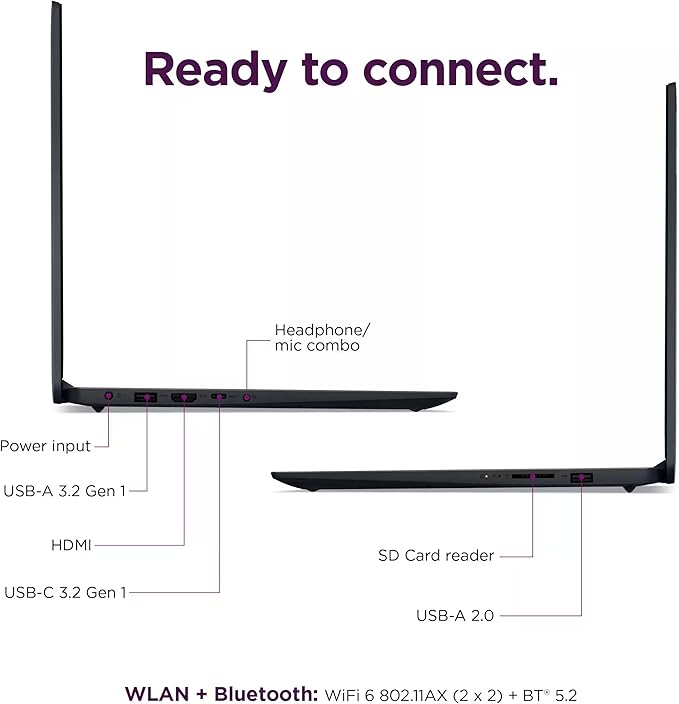 Lenovo IdeaPad 15.6” Flagship Touchscreen Laptop 2025, 10-Core Intel i5, Lifetime Office 2024, Copilot AI, 16GB RAM, 1TB Storage (500GB SSD + 500GB Ext), HubxcelAccessory, Long Battery, Win 11 Pro