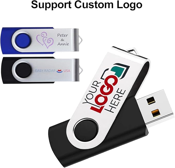 AreTop 256MB Flash Drive 50 Pack, Bulk USB 2.0 Memory Stick Thumb Drives(256MB 50PCS, Mix Color)