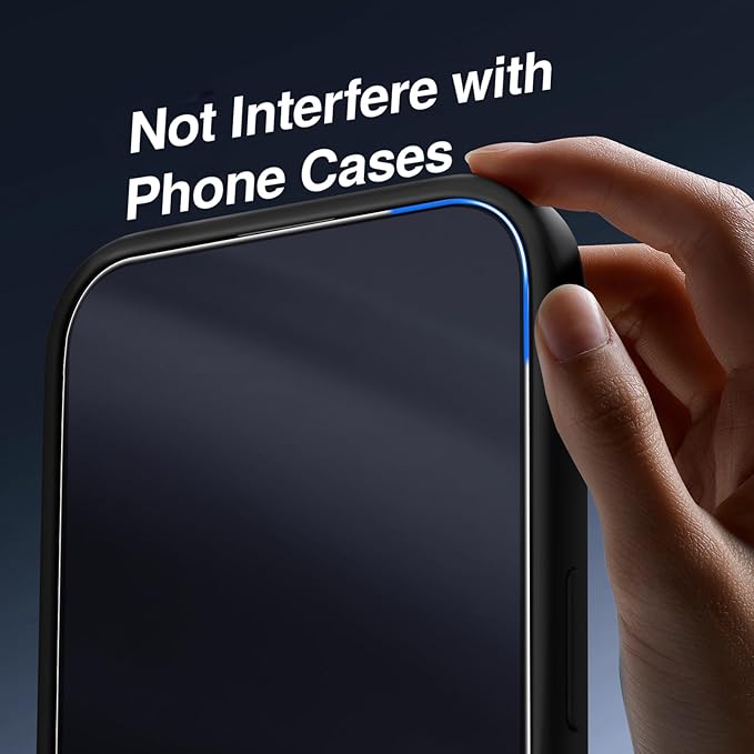 SMARTDEVIL 3 Pack Screen Protector for iPhone 14 Pro, Bubble-and-Dust-Free Box, HD Tempered Glass, Military Grade Shatterproof & Ultra Durable, Easy Installation