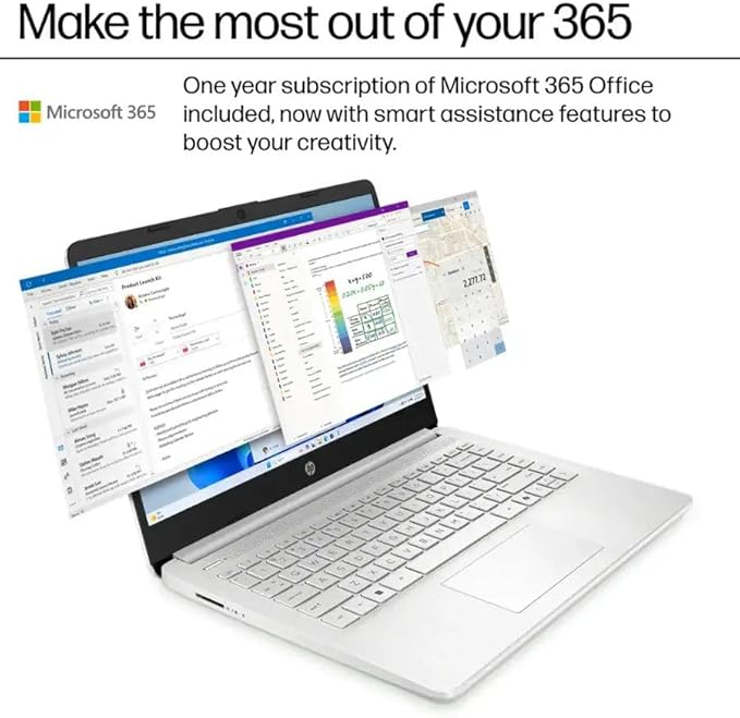 HP Ultrabook, Intel CPU, 16GB RAM, 1.6TB Storage (128GB OnBoard w/ 512GB Portable Drive + 1TB OneDrive), Up to 12 Hours Battery Life, Windows 11 Pro, Natural Silver, w/WOWPC 3-in-1 Bundle