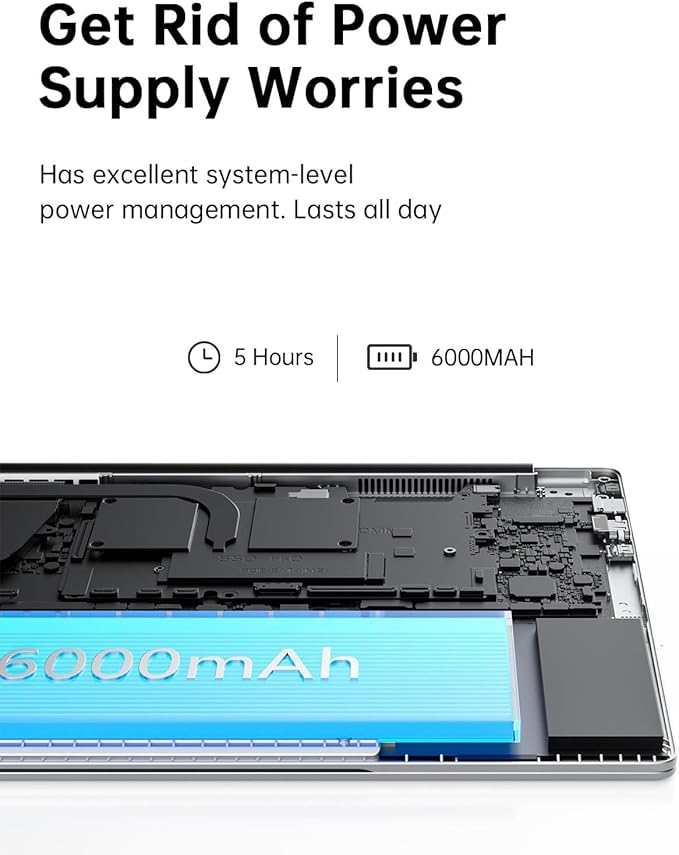 17.3-inch Laptop, 2025 Laptop Computer, 16GB RAM 512GB NVMe SSD, Intel N97 Processor(Up to 3.6GHz), Windows 11 Pro, 1080 FHD Display for Business & Students, Webcam, 6000Mah Battery, Wi-Fi