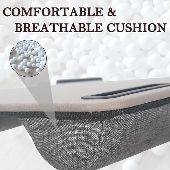 Portable Laptop Desk Fits Up to 16“ Laptops, with Tablet Slot, Built-in Cushion, Great for Home & Office,Lap Desk for Laptop,Lap Desk with Cushion (Gray, Medium)