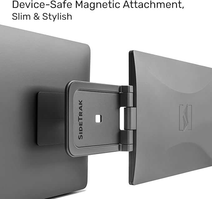 SideTrak Swivel 14" Attachable Portable Monitor Extender, FHD TFT Laptop Dual Screen with Kickstand + Unique Swivel Hinge, Compatible with Mac, PC, Chrome, USB or Mini HDMI Port Power (w/Protector)