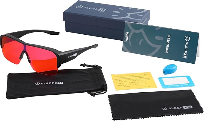 100% Blue Light Blocking Glasses - Women + Men - Better Sleep - Anti Eye Strain Protection - Computer Screens Gaming