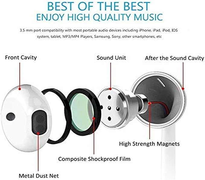 2 Packs iPhone Headphones Earbuds with Lightning Connector(Built-in Mic & Volume Control)[MFi Certified] Headphones support for iPhone 14/13/12/SE/11/XR/XS/X/7/7Plus/8/8Plus Support All iOS System