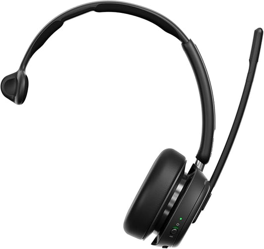 EPOS Impact 1030 Single-Sided Wireless Headset for PC with Noise-Canceling Mic, AI Voice Clarity, Super Wideband Audio, All-Day Comfort, Ideal for Office Use, Microsoft Teams Certified