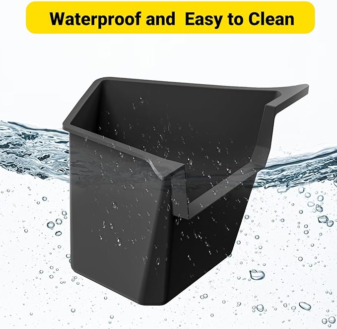 New 2025 2026 Model Y Juniper Rear Trunk Storage Bins with Lids 2PCS Refresh Model Y Rear Trunk Storage Box TPE Waterproof Trunk Organizer for Model Y Juniper Interior Accessories