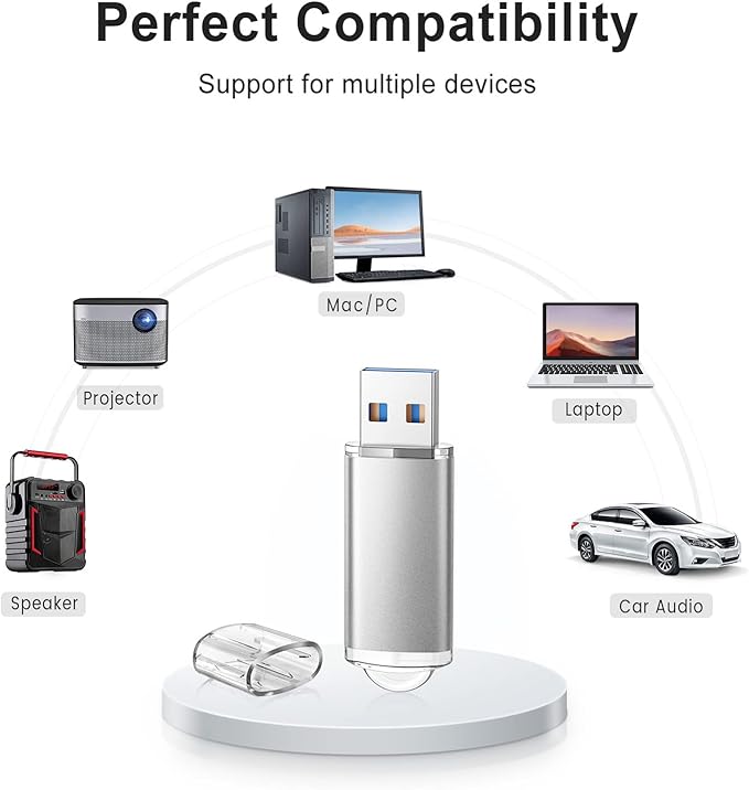 TOPESEL 16GB 10Pack 3.0 USB Flash Drive High Speed 16gb Thumb Drive Memory Stick Jump Drive 16G USB Drive Zip Drive for PC laptops, tablets, TVs, car audio(5 Mixed Colors: Black Blue Green Red Silver)