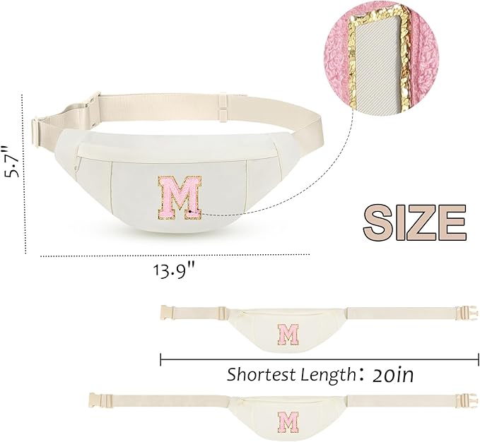 MAXTOP Large Crossbody Fanny Pack with 4-Zipper Pockets,Gifts for Enjoy Sports Festival Workout Traveling Running Casual Hands-Free Wallets Waist Pack Phone Bag Carrying All Phones