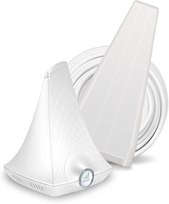 SureCall FlareDB+ Cell Phone Signal Booster for Home & Office; boosts up to 3500 sq ft on 5G/4G LTE, Multi-User, Verizon and AT&T, FCC Approved, USA Company