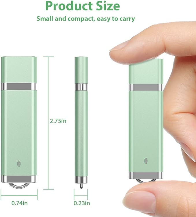 Aiibe 5 Pack 8GB Flash Drive USB Flash Drive Thumb Drives Colorful 8G USB 2.0 Memory Sticks (5 Mixed Colors: Blue Green Yellow Pink Purple)