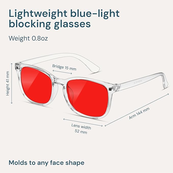 Gaoye Blue Light Glasses for Computer & Gaming - Anti UV Ray Lenses, Scratch-Resistant & Comfort Fit
