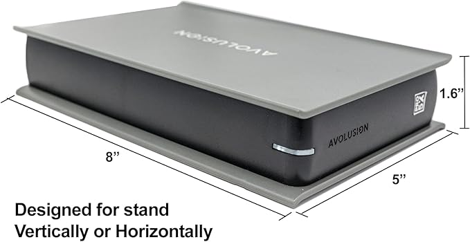 Avolusion PRO-5X (Grey) 12TB USB 3.0 External Hard Drive for PC, Mac, Xbox (Renewed)