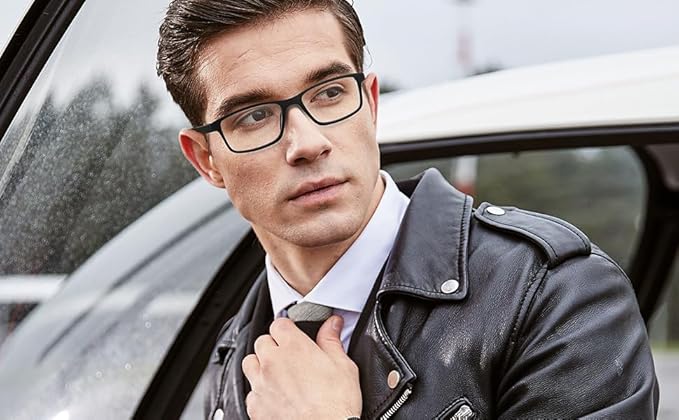 4 packs of blue block reading glasses (male and female), computer reader, UV block glasses (3.00x)