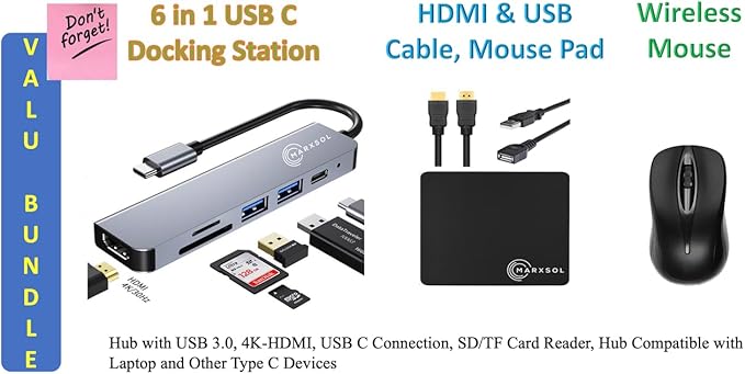 HP 17 Laptop Business, 17.3" FHD IPS Display, 16GB RAM, 1.5TB Storage (1TB SSD + 500GB Ext Drive), 6-Core AMD Ryzen 5 Processor, Lifetime Microsoft Office, Long Battery, MarxsolAccessory, Win 11 Pro