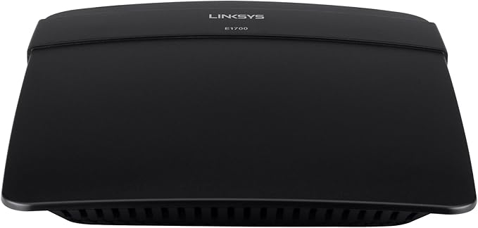 Linksys N300+ Wi-Fi Wireless Router with Gigabit Ports and Linksys Connect Including Parental Controls & Advanced Settings (E1700),Black