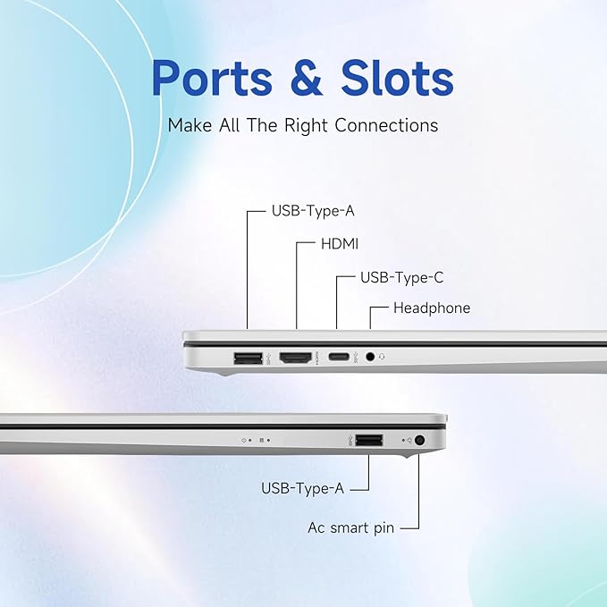 HP 17.3" Touchscreen Laptop, 8-Cores Intel Core i3-N305, 32GB RAM, 128GB eMMC + 2TB SSD, Numeric Keypad, Webcam, HDMI, Wi-Fi 6, Windows 11 Home, Silver