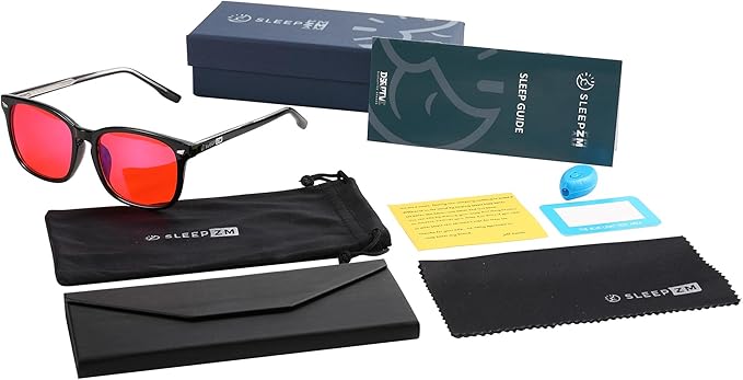 Blue Light Blocking Glasses for Women + Men - Better Sleep + Anti Eye Strain Protection - Computer Screens & Gaming