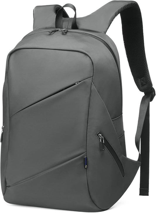 Travel Laptop Backpack, Anti-Theft Carry On Backpack Professional, TSA-Approved Water-Resistant Rucksack for Work Men Women Fits 16 Inch Notebook, Grey