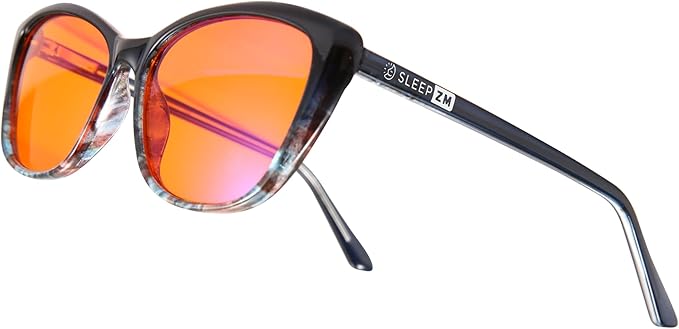 Blue Light Blocking Glasses for Women + Men - Better Sleep + Anti Eye Strain Protection - Computer Screens & Gaming