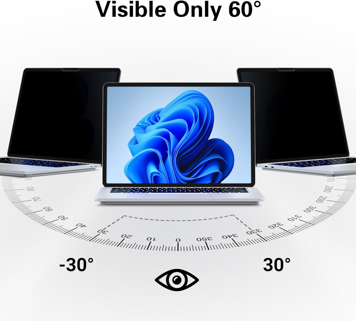 FILMEXT Privacy Screen for Microsoft Surface Laptop studio 2/1 14.4 inch (Model 2029/1964), Anti-Spy Filter Anti-Glare (for Surface Laptop studio 2/1 14.4" Privacy Screen Protector Filter)