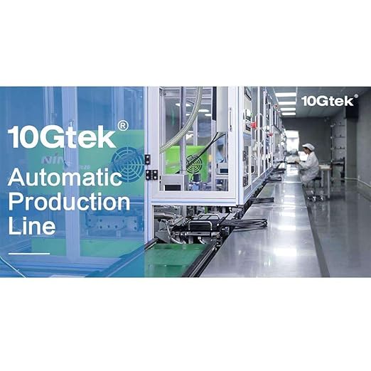 10Gtek 10G SFP+ DAC Twinax Cable, SFP+ to SFP+ Direct Attach Copper Passive for Ubiquiti UniFi, Meraki, Mikrotik, Fortinet, Netgear, D-Link, TP-Link and More, 6 Meter(19.7ft), 2-Pack