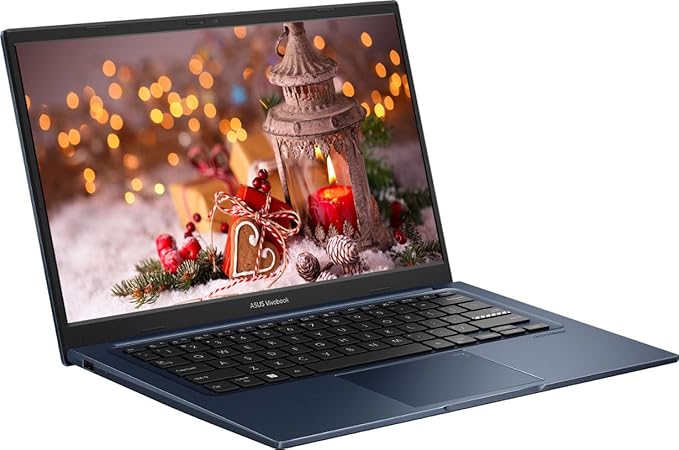 ASUS 14" FHD Vivobook Laptop Computer, 40GB RAM 1.5TB Storage (1TB SSD+512GB Docking Station Set), 6-Core Intel Core i3, Windows 11 Pro with Microsoft Office Home & Business, PLUSERA Earphones
