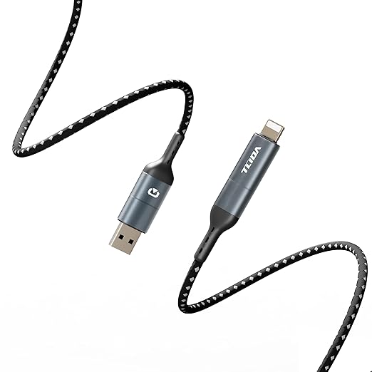 USB C for iPhone Cable, 66W 4 in 1 Charging Cable 4.4FT, Chubby USB A/C to C/liging with Light for iPhone 16e 16 15 14 Pro/MacBook/iPad/Samsung S25/Switch 2, Multi Chargers for All Devices