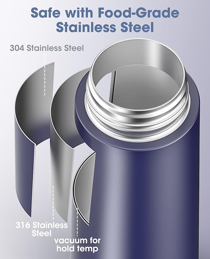 Travel Kettle, Dual Voltage Portable Electric Kettle 110V-220V-240V Smart Small Water Boiler for Tea & Coffee, 316 Stainless Steel, 6 Temperature Control and LCD Display, for Global Use (370ML)