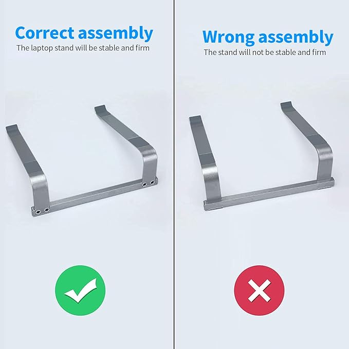 MacBook Pro Stand - Aluminum Ergonomic Computer Riser for 12-16.2 inch Laptops, Cooling Stand for Mac, HP, Dell & More (Space Gray)