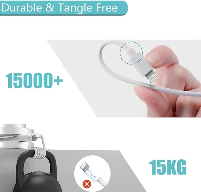 iPhone Charger,[Apple MFi Certified]3 Pack 10ft iPhone Charger Data Sync Transfer Lightning Cable with Travel USB Wall Charger Block Compatible with iPhone 14/13/12/11 Pro/SE/XS/X/XR/8/7/iPad/AirPods