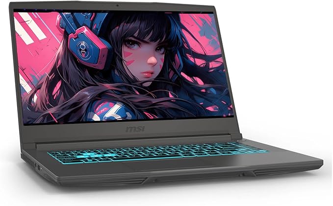 msi Thin 15 Gaming Laptop, 15.6" FHD IPS 144Hz, Intel 8-core i5-13420H, NVIDIA GeForce RTX 4050, 16GB RAM, 1TB SSD, Backlit Keyboard, WiFi 6E, Bluetooth, Gray, Windows 11, EAT Laptop Foldable Stand