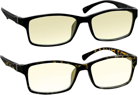 TruVision Readers - 9601 Computer Reading Glasses w Blue Light, Anti Reflective, Acrylic Lenses